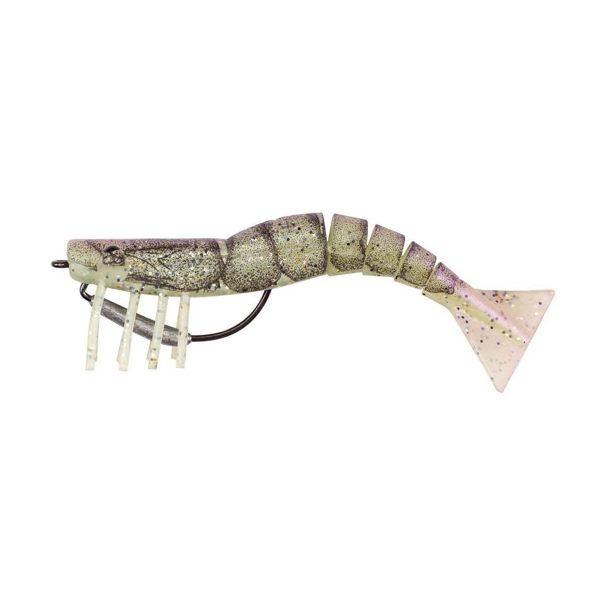 Samaki Live Shrimp Soft Plastic Lure 127mm Pearl Prawn, Pearl Prawn, bcf_hi-res
