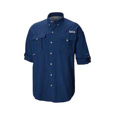 Columbia Men's Bahama II Long Sleeve Fishing Shirt, Carbon Blue, bcf_hi-res