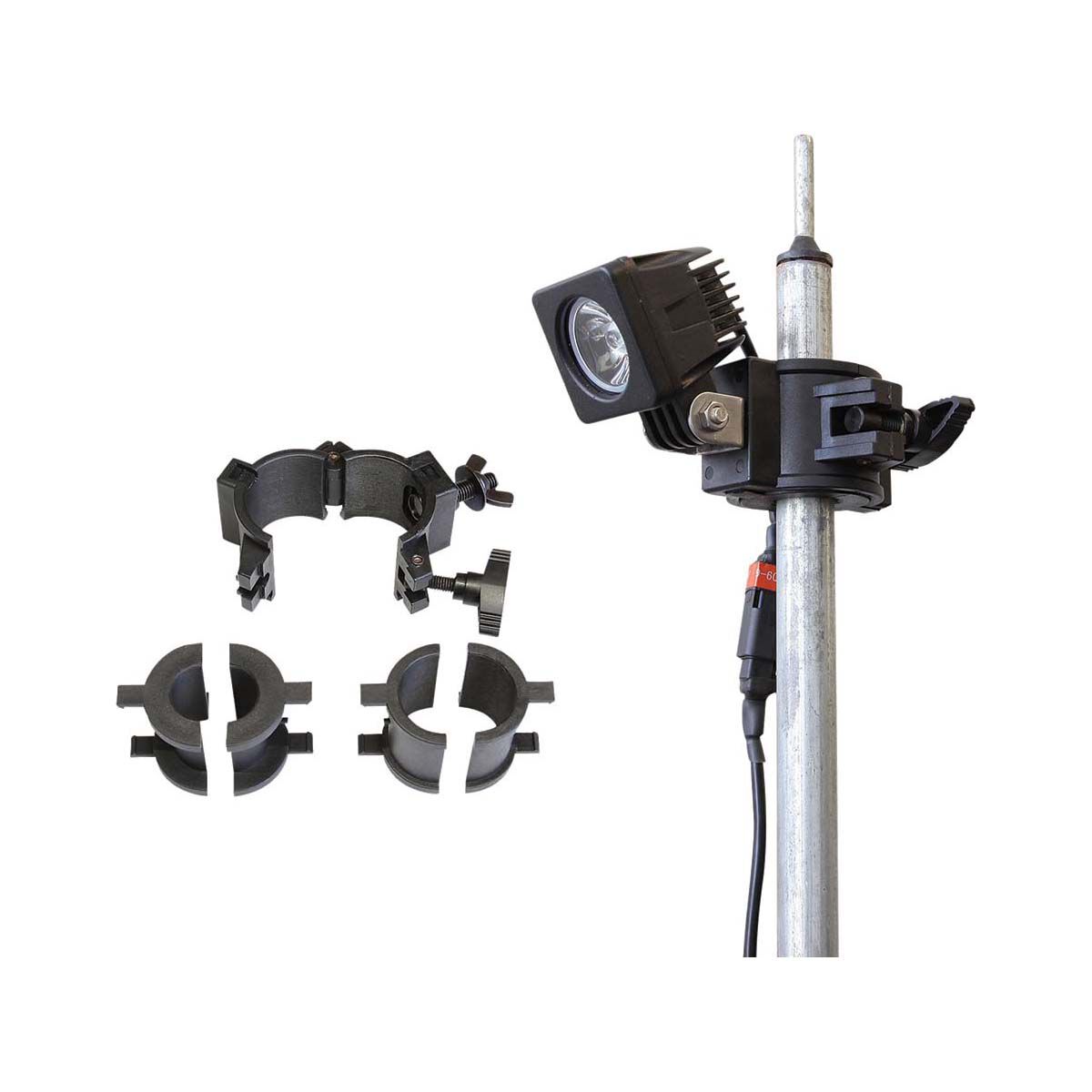 Hardkorr LED Plastic Pole Clamp, , bcf_hi-res