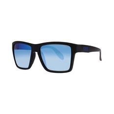 LXD Men’s Scholz Mirror Polar Sunglasses Matt Black with Blue Lens, , bcf_hi-res