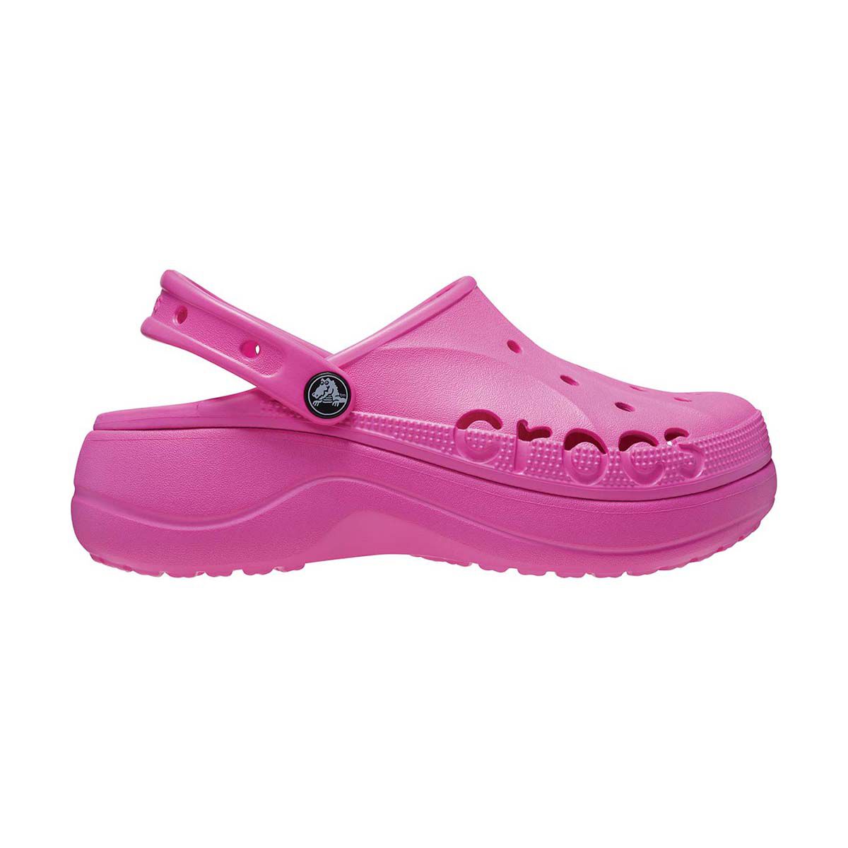 Crocs Women s Platform Baya Thongs Electric Pink