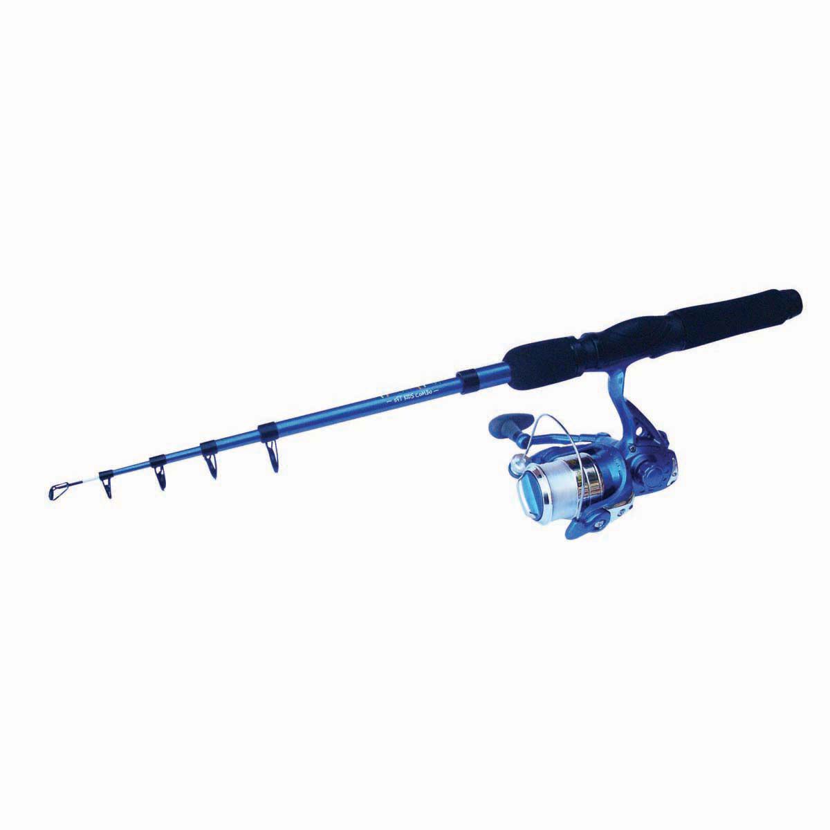 pink telescopic fishing rod