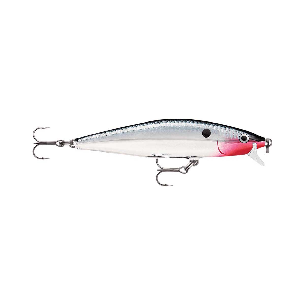 Rapala Flat Rap Classic Hard Body Lure 8cm Chrome, Chrome, bcf_hi-res