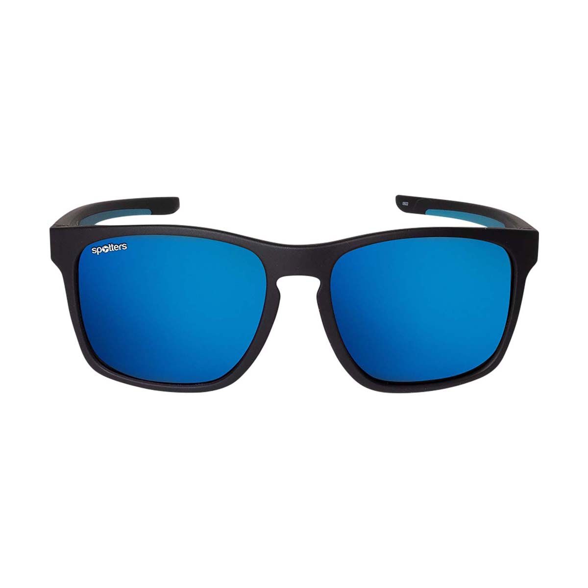 Spotters Dingo Kids' Sunglasses Matte Black with Blue Mirror Lens, , bcf_hi-res