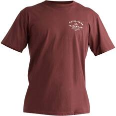 Quiksilver Waterman Men’s Outer Seas Short Sleeve Tee Red Mahogany S, Red Mahogany, bcf_hi-res