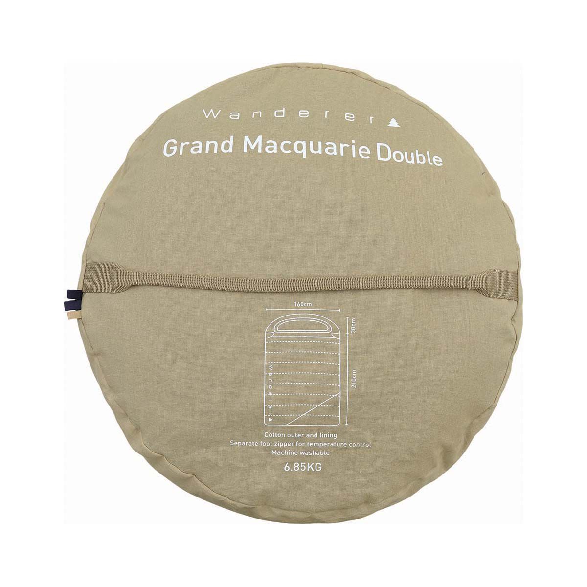 Wanderer Grand Macquarie Hooded Double Sleeping Bag BCF