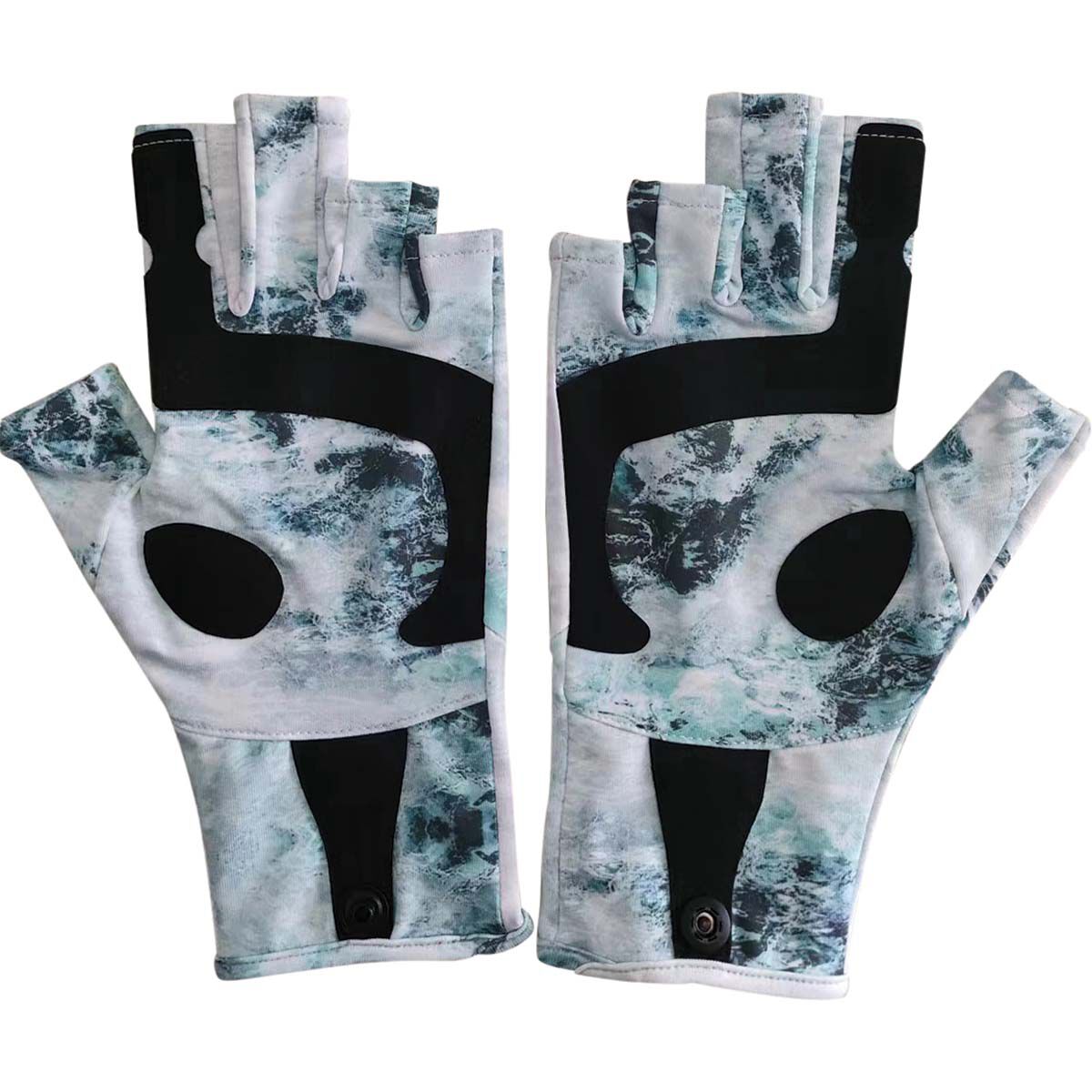 Shimano Unisex Fingerless Sun Gloves Ice Water M, Ice Water, bcf_hi-res