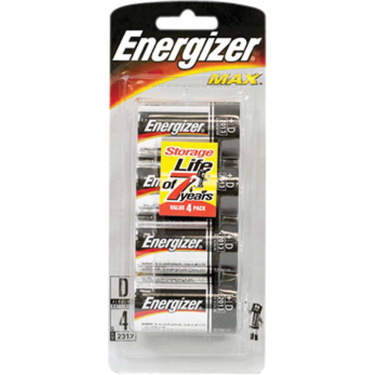 Energizer D Max Batteries 4 Pack, , bcf_hi-res