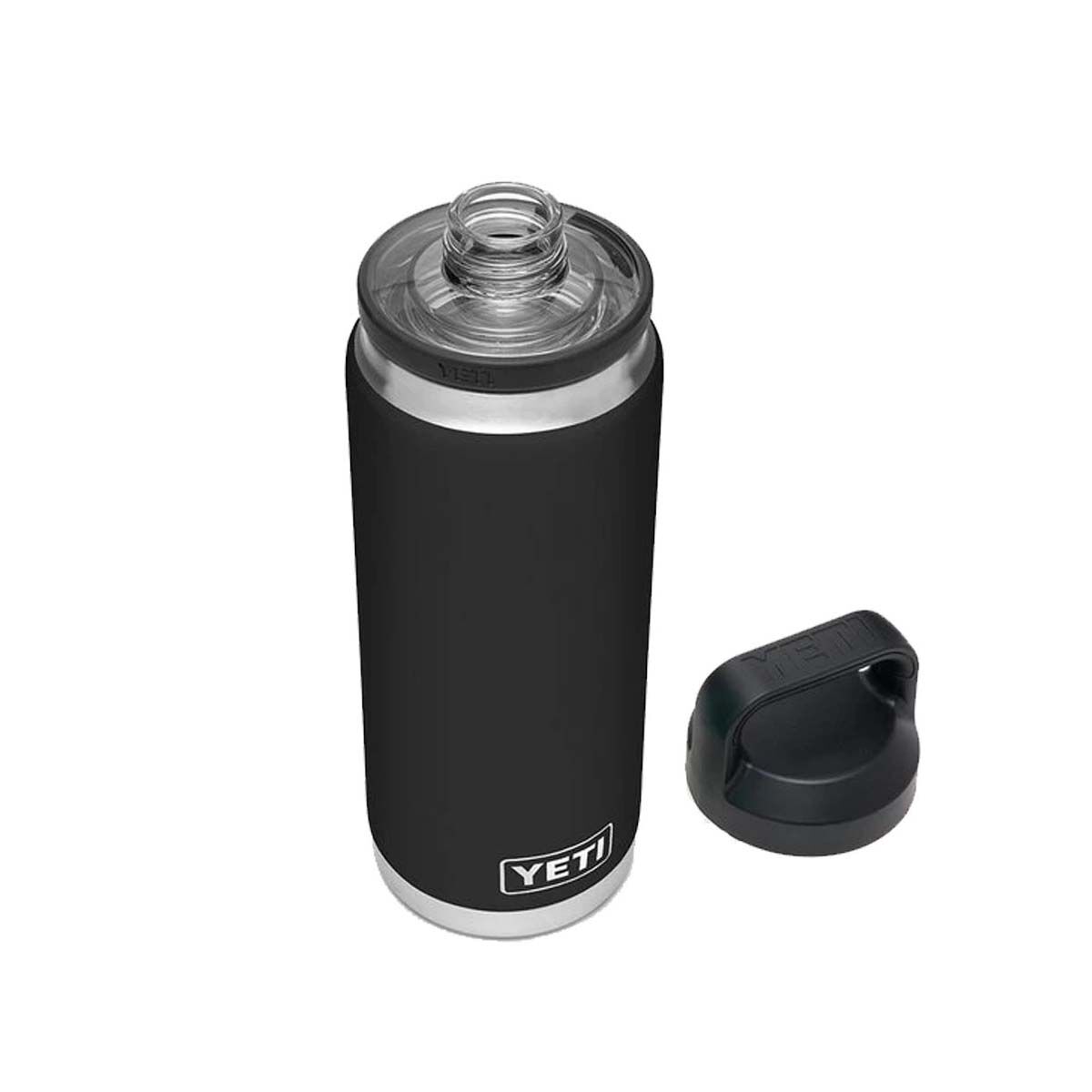YETI&reg; Rambler&reg; Bottle 26 oz (760 ml) with Chug Cap Black, Black, bcf_hi-res