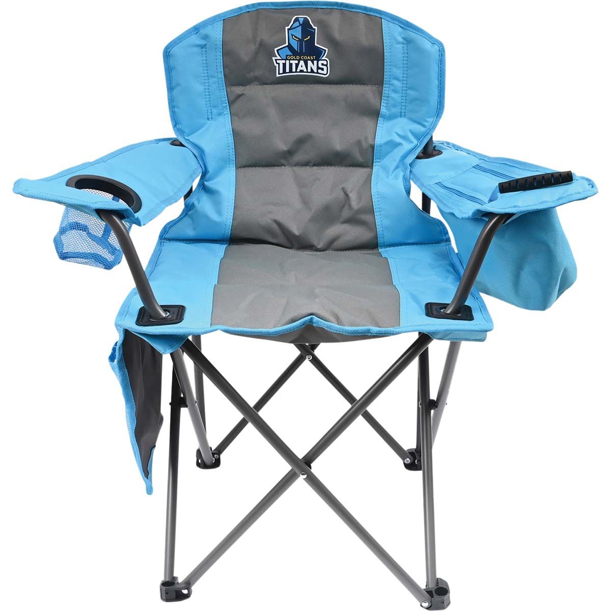 NRL Gold Coast Titans Kids Camp Chair 70kg, , bcf_hi-res