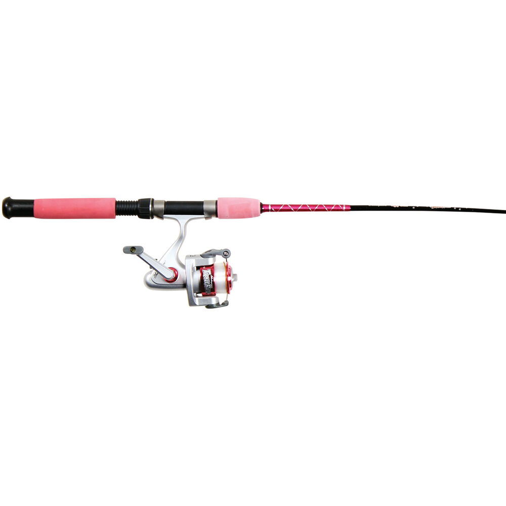 Ugly Stik Tackleratz Spin Junior Combo Blue 3ft 9in Pink 3ft 9in