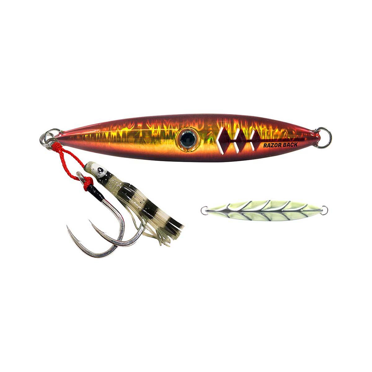 Synotek Razor Back Jig Lure 150g Red Gold, Red Gold, bcf_hi-res