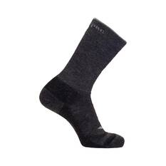Macpac Unisex Merino Hiking Socks Black S, Black, bcf_hi-res
