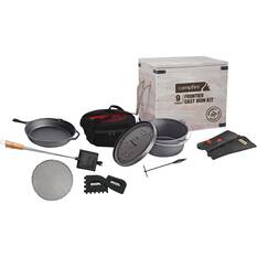 Campfire Frontier 9 Piece Cast Iron Cook Set, , bcf_hi-res