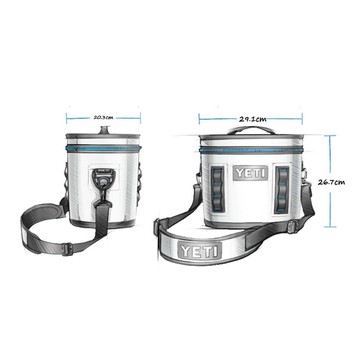 YETI&reg; Hopper Flip&reg; 8 Soft Cooler Charcoal, Charcoal, bcf_hi-res