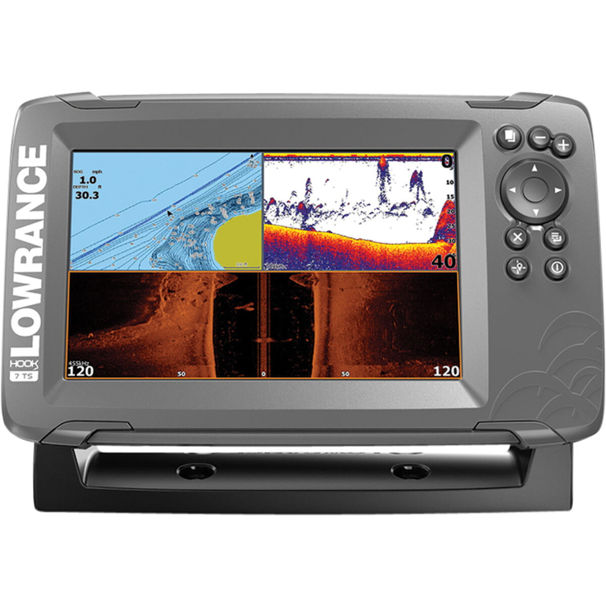 Ex-Demo Lowrance Hook&sup2;-7 Fish Finder Combo (Head Unit Only), , bcf_hi-res