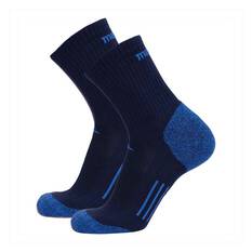 Macpac Summer Hiking Sock - 2 Pack Baritone Blue / Blue Lolite S, Baritone Blue / Blue Lolite, bcf_hi-res