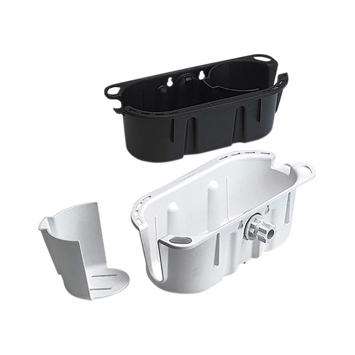 RAILBLAZA Stowpod Starport Kit Black, Black, bcf_hi-res