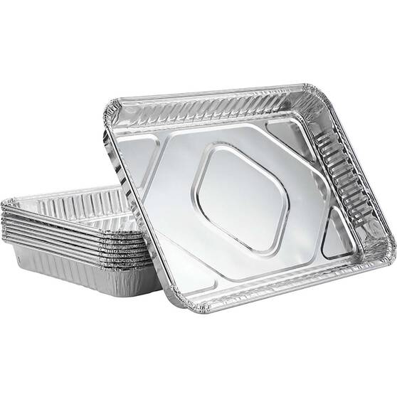 BCF Large Foil Trays - 10 Pack, , bcf_hi-res