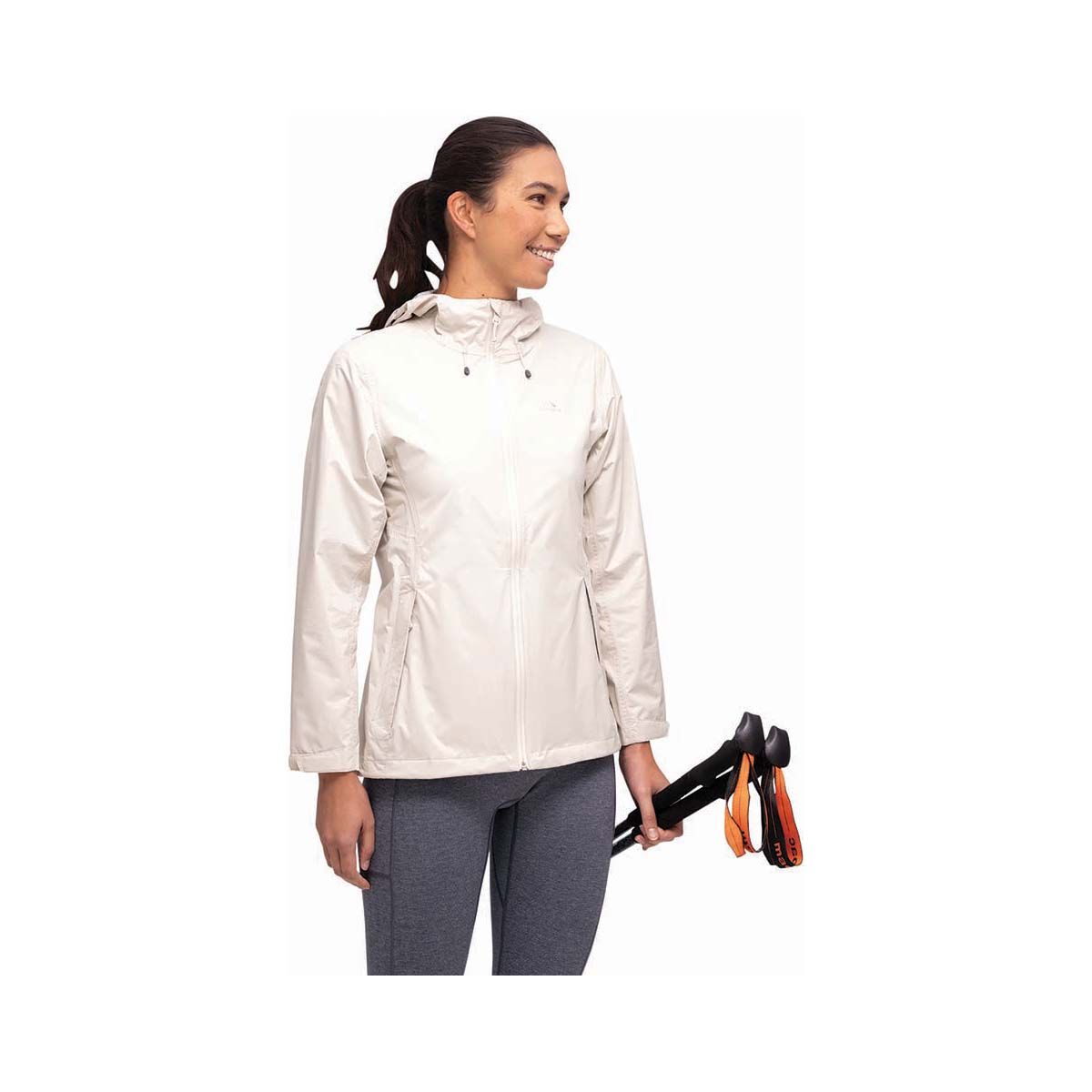 Macpac Women's Mistral Rain Jacket Moonbeam 8, Moonbeam, bcf_hi-res