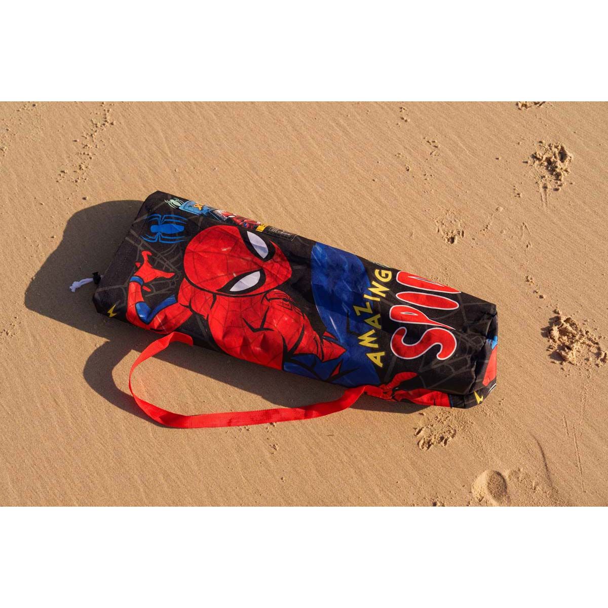 Spiderman Kids Camp Chair with Umbrella 30kg, , bcf_hi-res