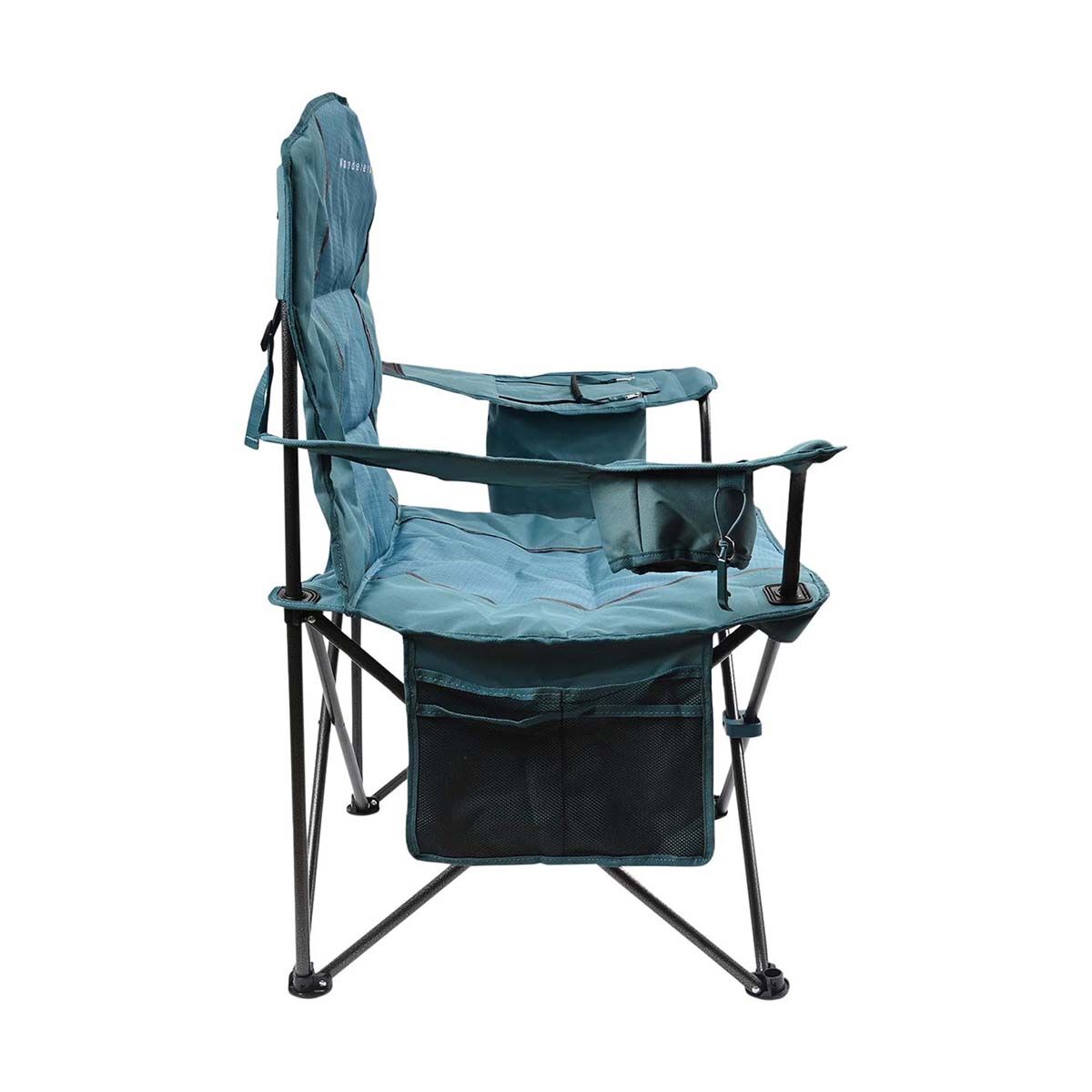 Wanderer Premium Cooler Arm Chair Petrol Blue 120kg, , bcf_hi-res
