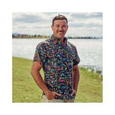 TradeMutt Men’s Wild Things Short Sleeve Workshirt, Multi, bcf_hi-res