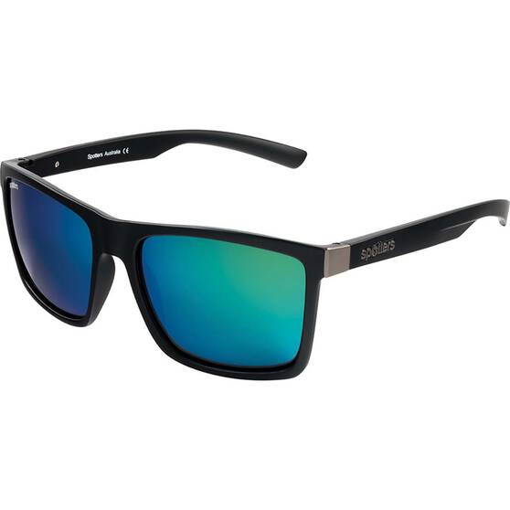 Spotters Riot Men's Sunglasses Matt Black Nexus Lens, , bcf_hi-res