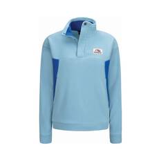 Macpac Women's Heritage Fleece Pullover Dusty Turquoise / Blue Quartz 10, Dusty Turquoise / Blue Quartz, bcf_hi-res