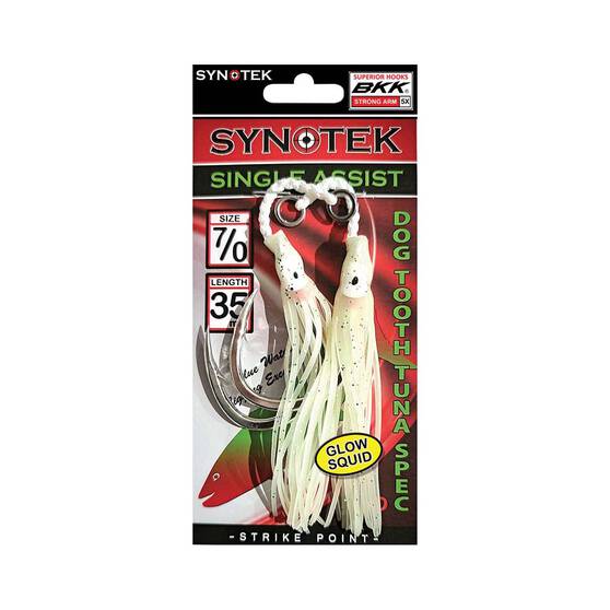 Synotek Single Assist Hooks 7/0 3.5cm Full Glow, Full Glow, bcf_hi-res