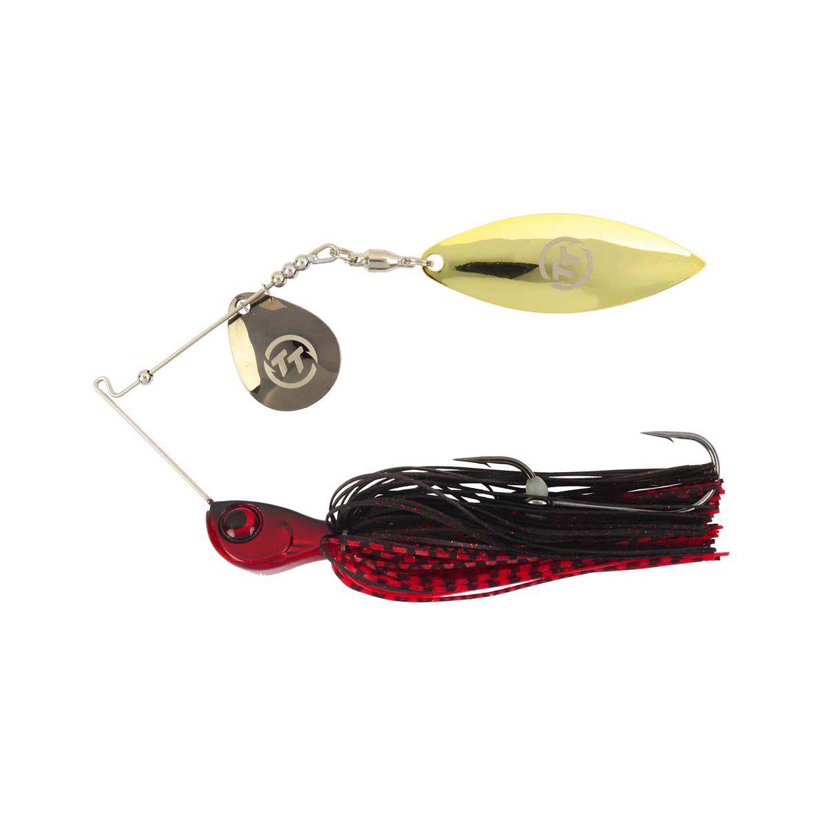 TT Fishing Vortex+ Spinnerbait Lure 3/8oz Red Nightmare, Red Nightmare, bcf_hi-res