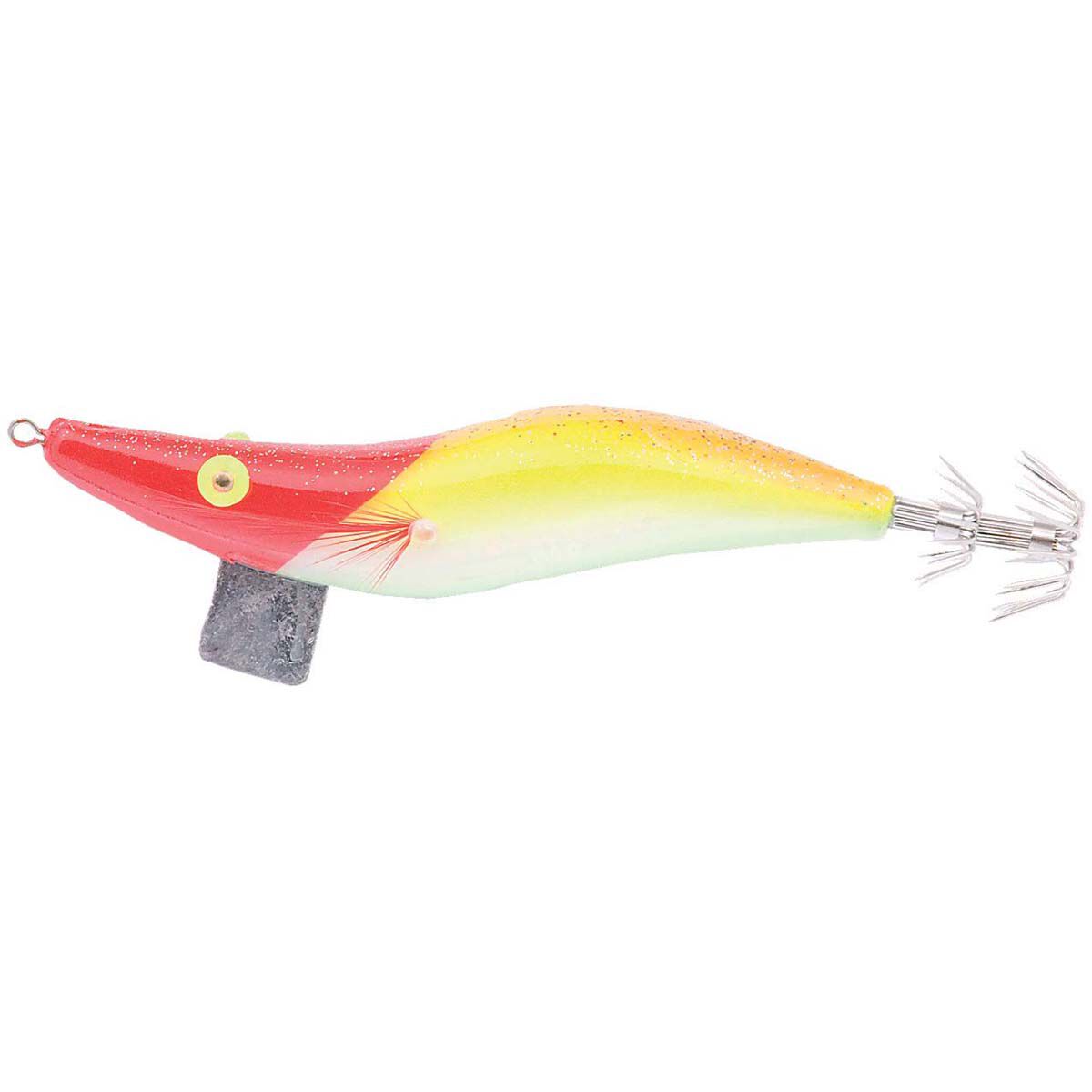 Neptune Smoothie Squid Jig Lure 3.5 Yellow Red, Yellow Red, bcf_hi-res