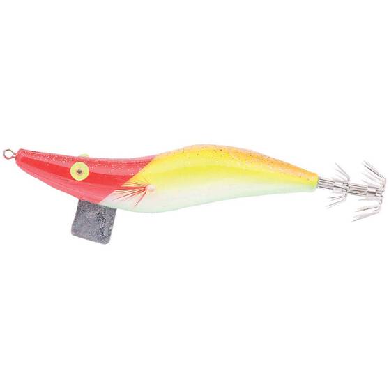 Neptune Smoothie Squid Jig Lure 3.5 Yellow Red, Yellow Red, bcf_hi-res