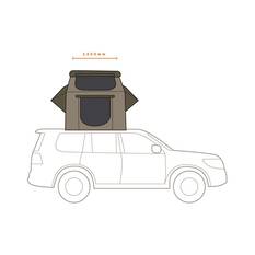 Darche Intrepidor 1400mm Roof Top Tent, , bcf_hi-res
