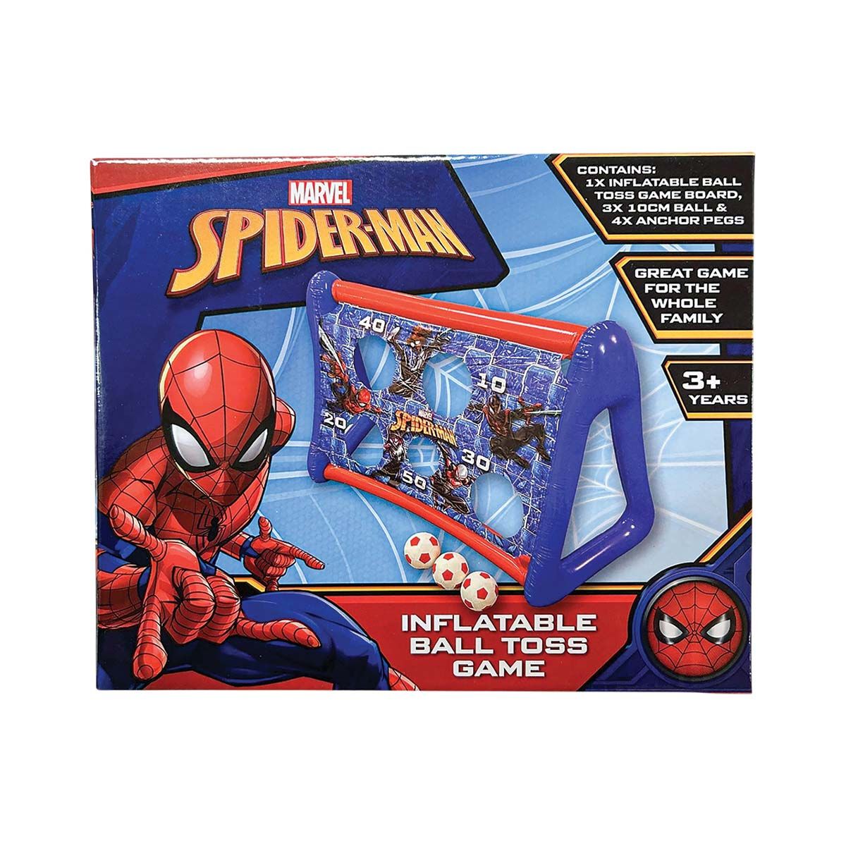 Spiderman Inflatable Ball Toss Game, , bcf_hi-res