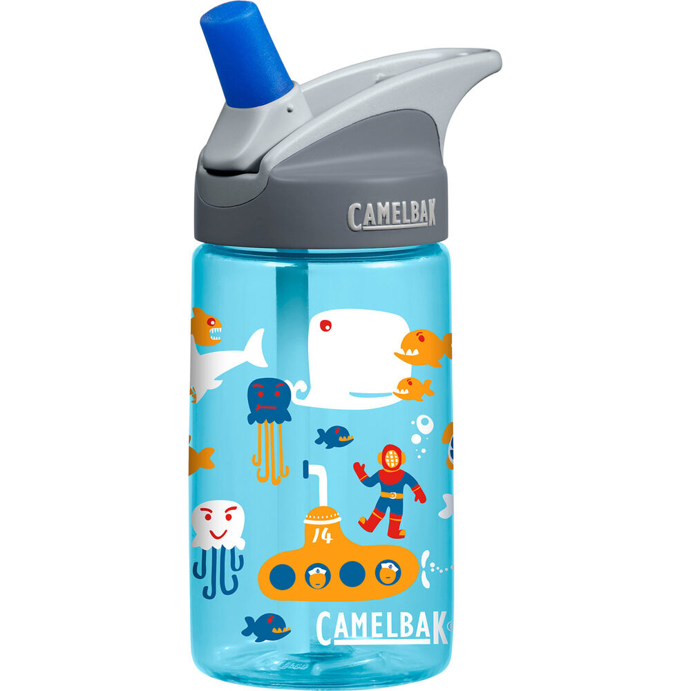 Camelbak Kids Eddy Drink Bottle 400ml Blue Red Bcf