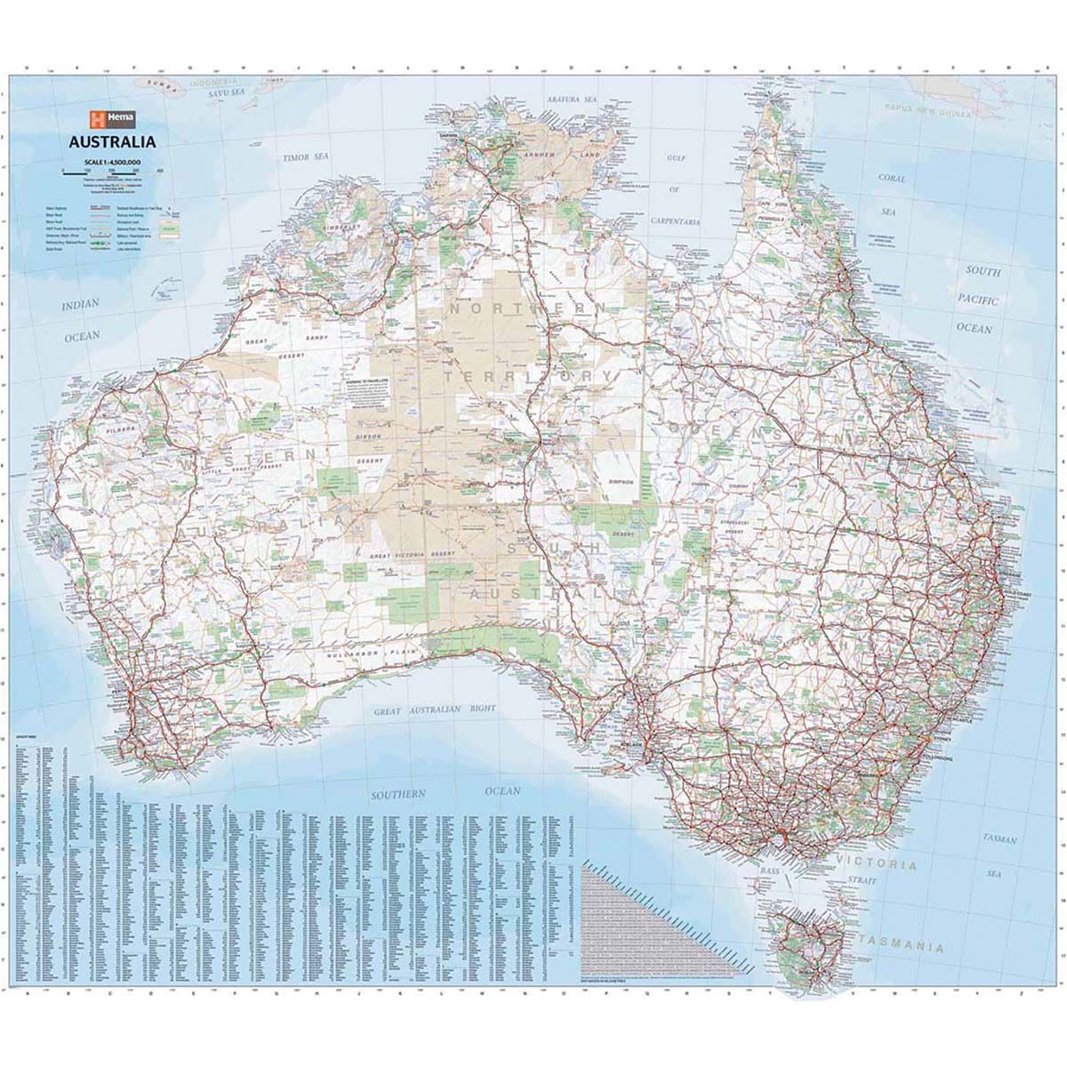 Hema Map Australia Large Map, , bcf_hi-res