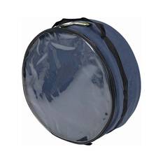 Aussie Traveller Electrical Canvas Bag with Clear Top, , bcf_hi-res