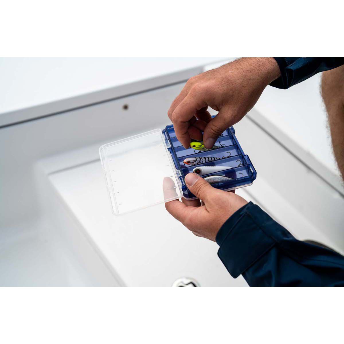 Meiho Reversible F-86 Tackle Box Clear, , bcf_hi-res