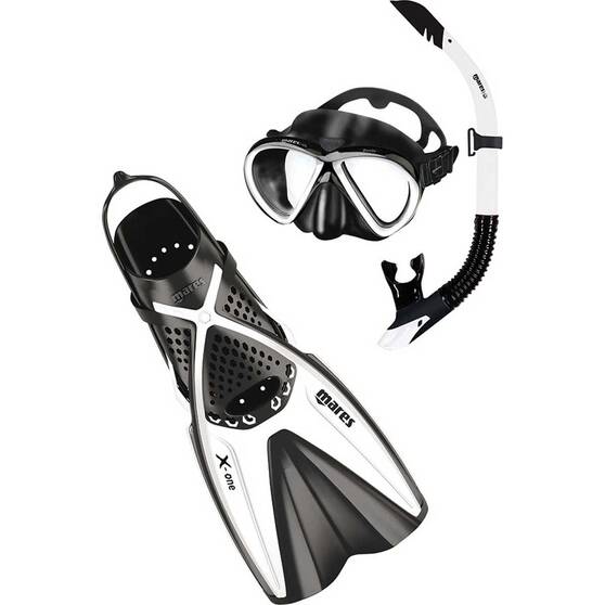 Mares Bonito X-One Snorkelling Set, White / Black, bcf_hi-res