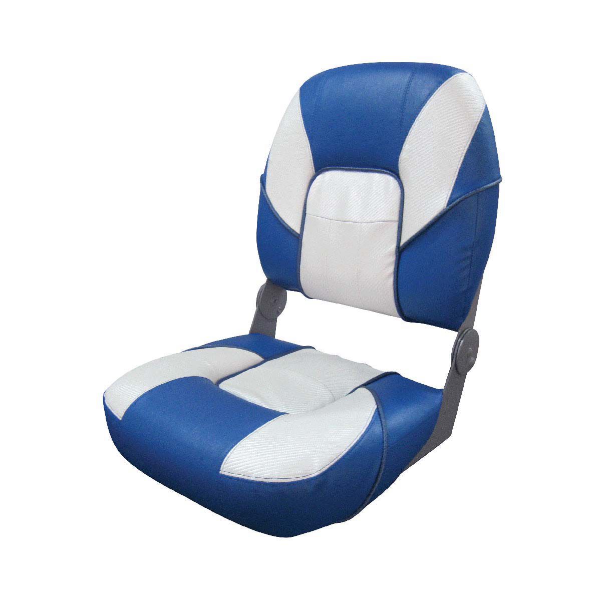 BLA Premier Fold Down Seat White Blue White Blue BCF
