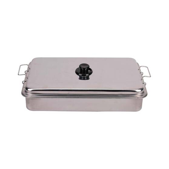 Pryml Deluxe Stainless Steel Two Burner Fish Smoker, , bcf_hi-res
