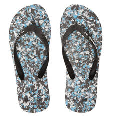 Quiksilver Men's Molokai Recycled Thongs Black/Blue US 8, Black/Blue, bcf_hi-res
