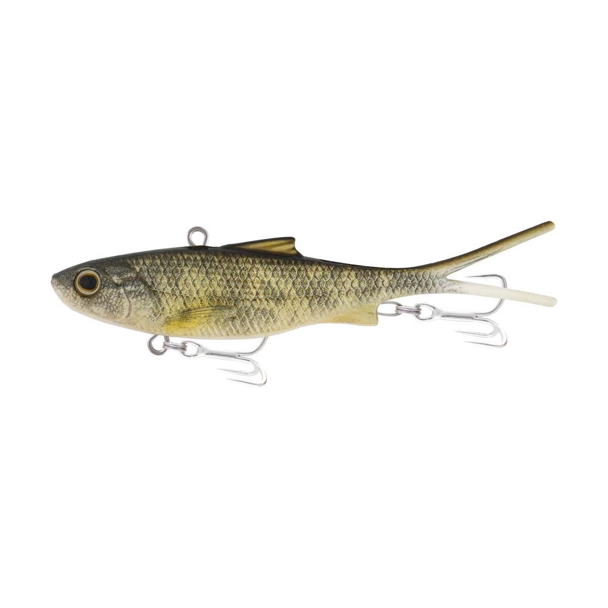 Samaki Vibelicious Fork Soft Plastic Lure 100mm / 20g Baby Barra, Baby Barra, bcf_hi-res