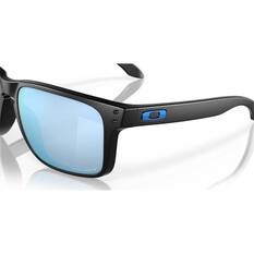 Oakley Holbrook Men's XL Polarised Sunglasses Matte Black with Prizm Blue Lens, , bcf_hi-res