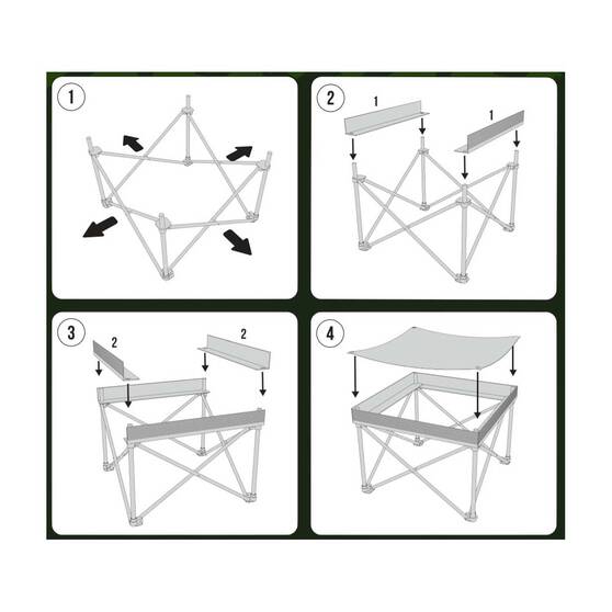 Fireside Portable Popup Fire Pit, , bcf_hi-res