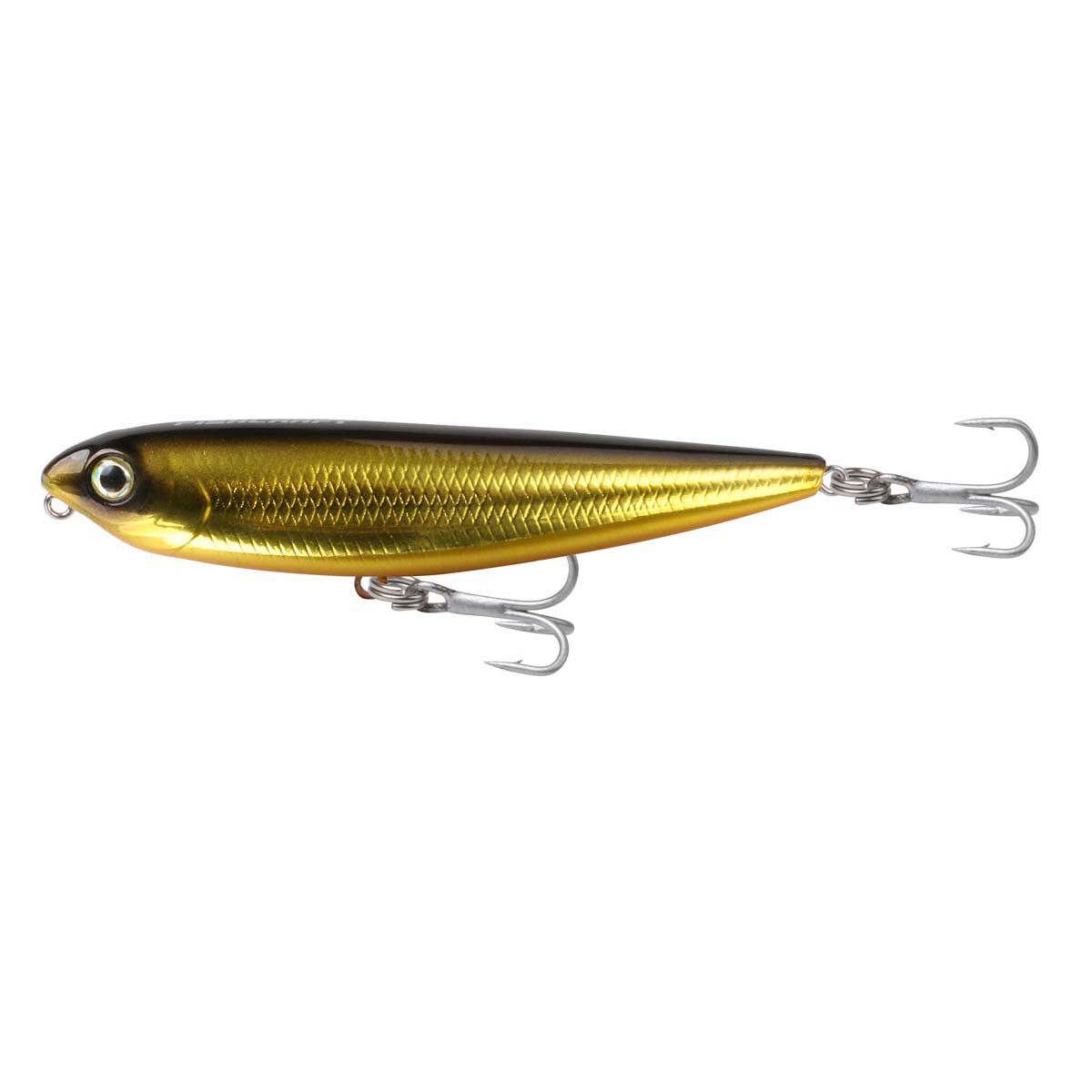 Fishcraft Snoop Dog Surface Lure 100g Black and Gold, Black and Gold, bcf_hi-res