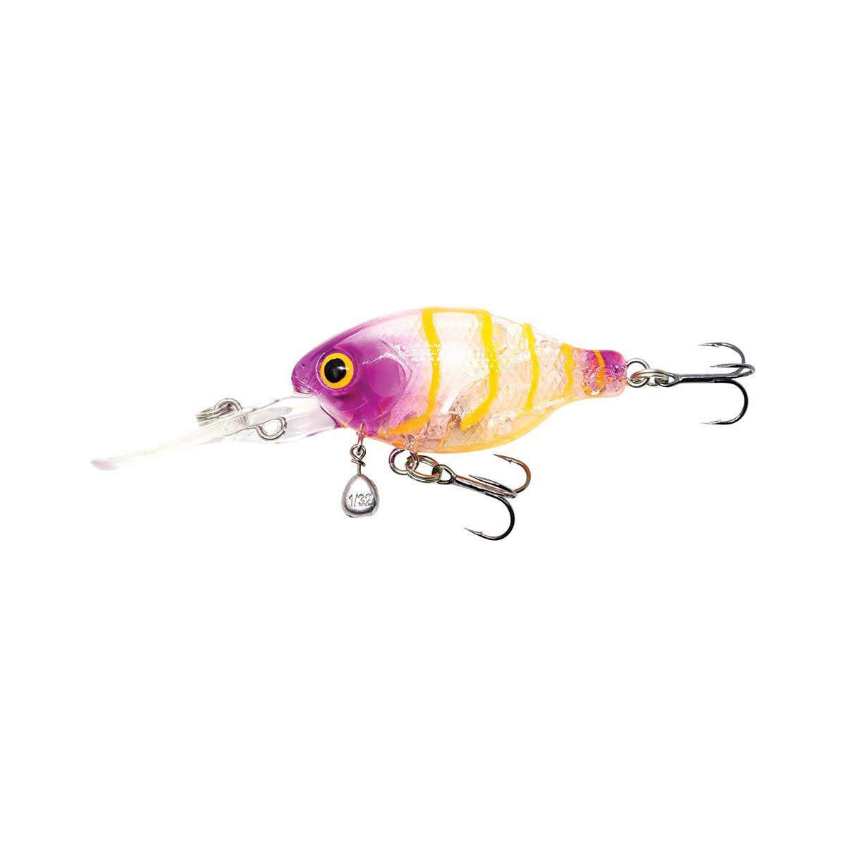 Barambah Deton8or Hard Body Lure 48mm Purple Shrimp, Purple Shrimp, bcf_hi-res