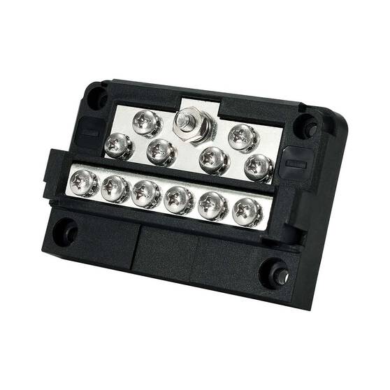 Bowline Fuse Block 6 Gang Black, , bcf_hi-res