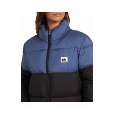 Quiksilver Flaming Puffer Jacket for Women, Black, bcf_hi-res